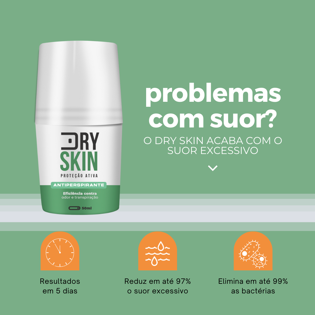 2 frascos anti odor e suor axilas – usedryskin